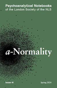 Psychoanalytical Notebooks 41