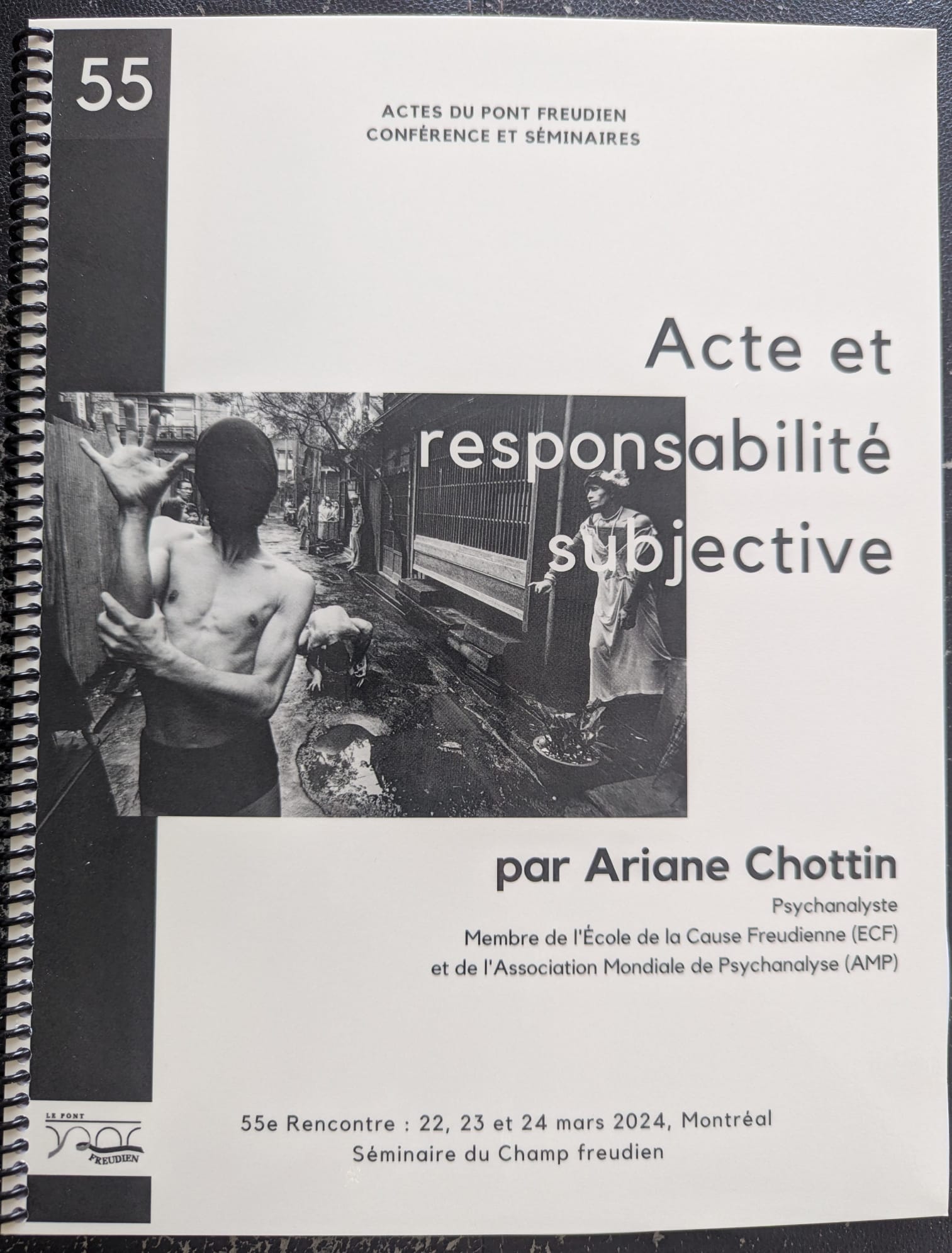 Actes du Pont Freudien No 55, Acte et responsabilité subjective
